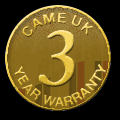 CAME 3 year warranty